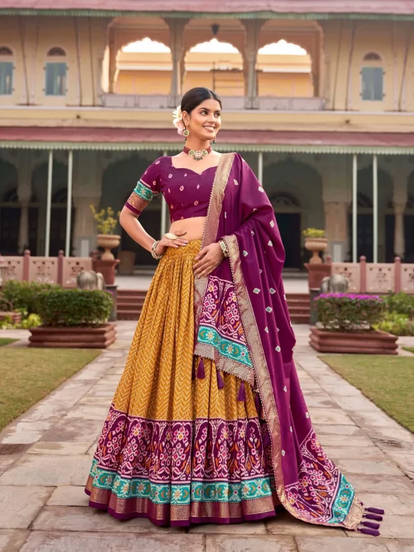 Mustard Lehenga