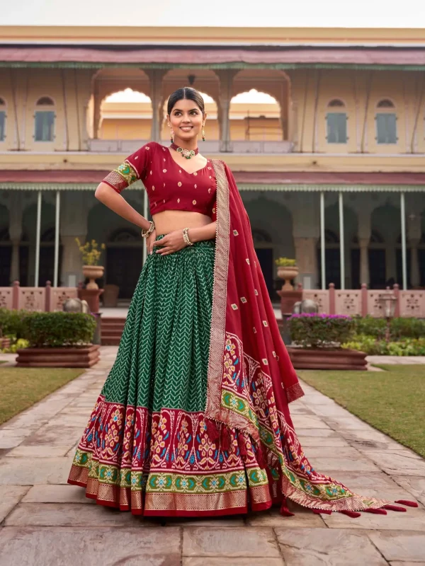 Green Lehenga