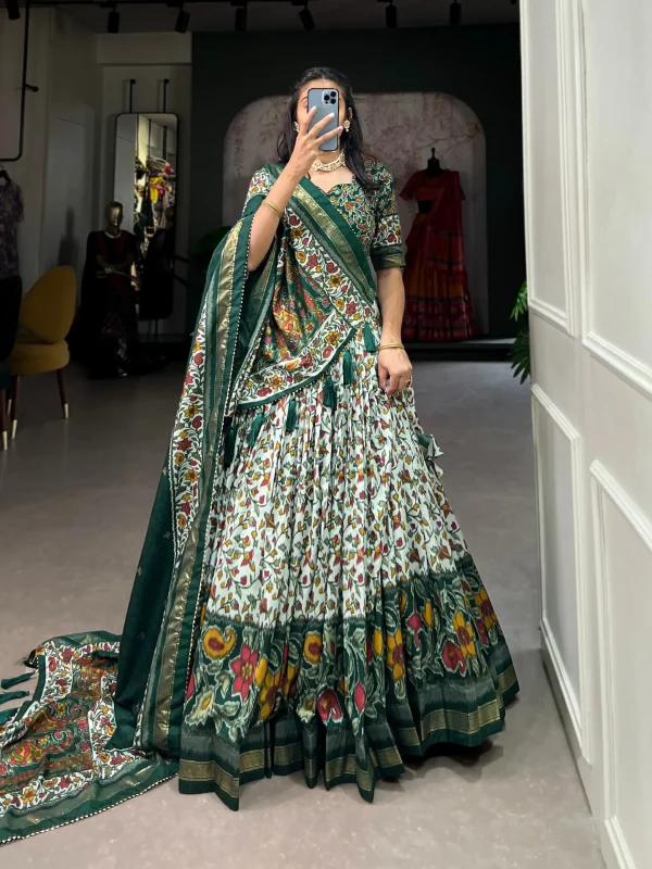 Green Lehenga