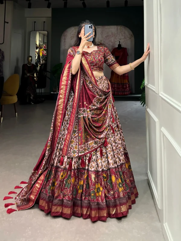 Maroon Lehenga