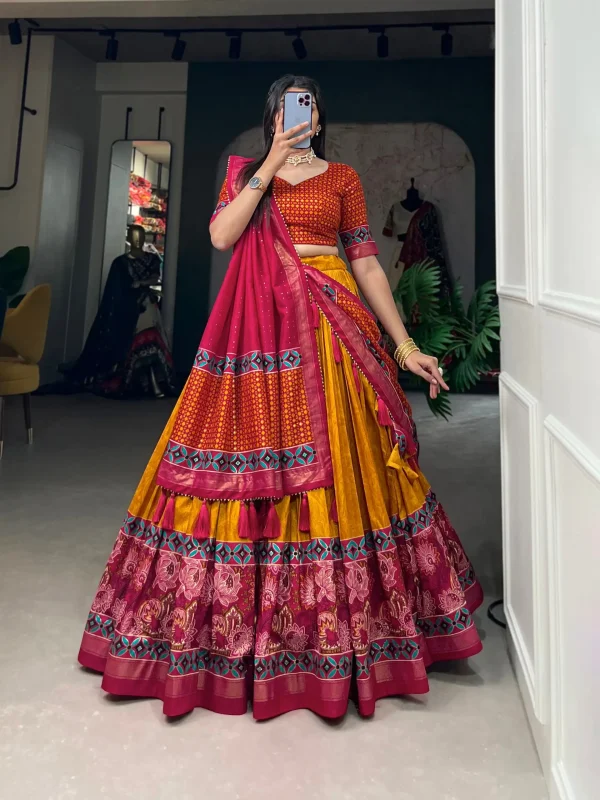 Mustard Lehenga