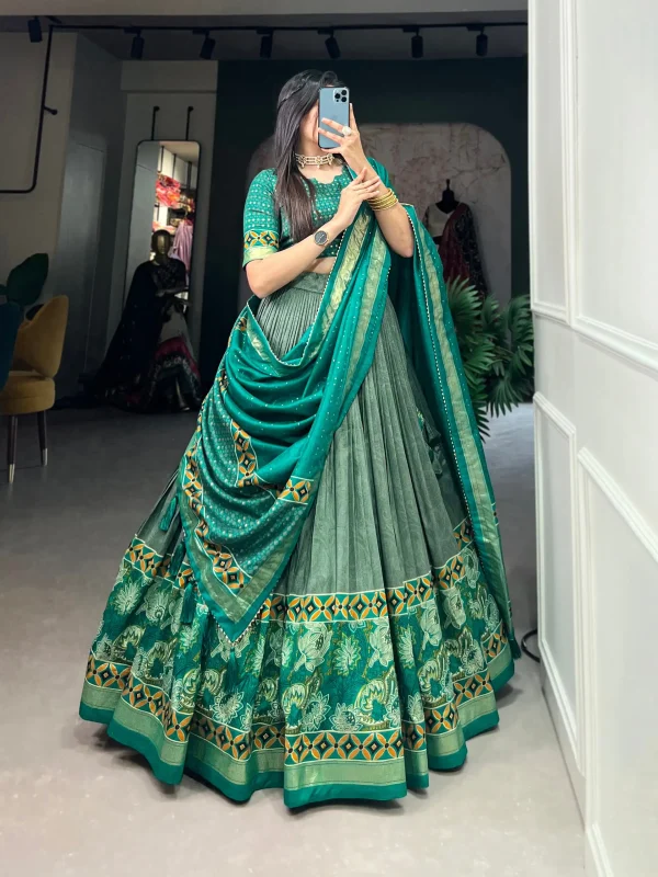 Sea Green Lehenga