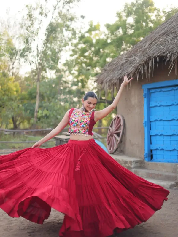 Red Lehenga