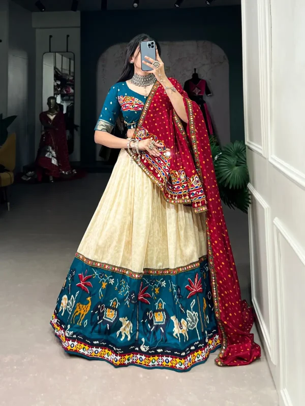 Firoz color lehenga choli for Navratri