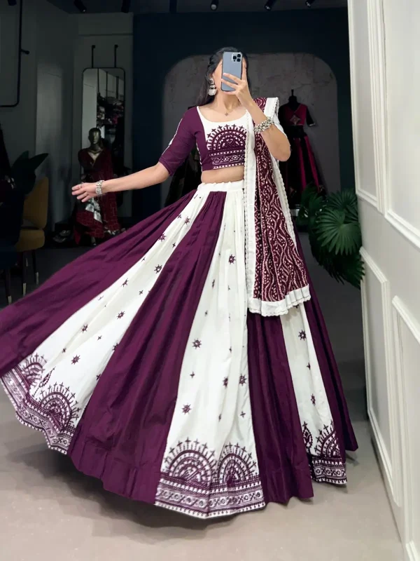 Win color lehenga choli for Navratri