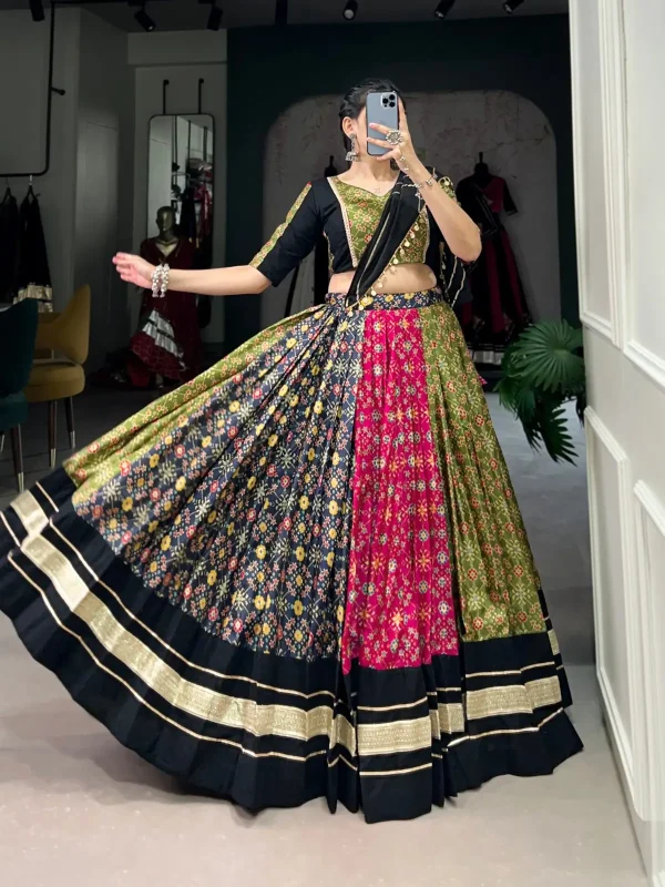 Multi color lehenga choli for navratri