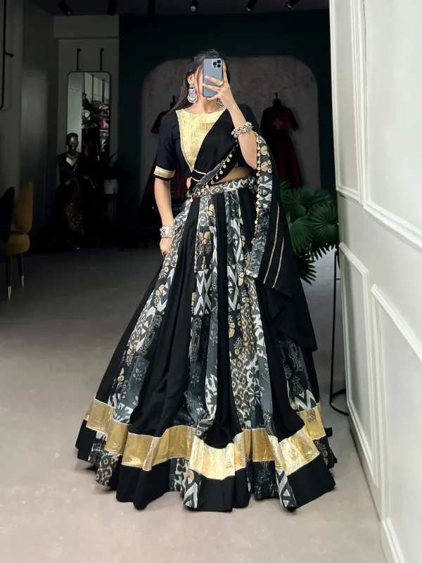 Black lehenga choli for Navratri