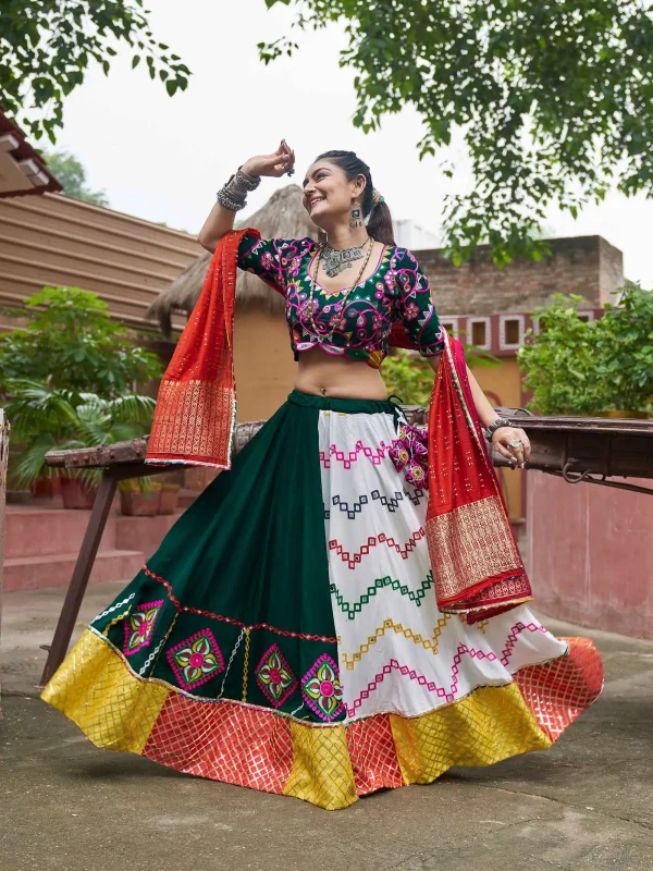 Multi color Lehenga choli for Navratri