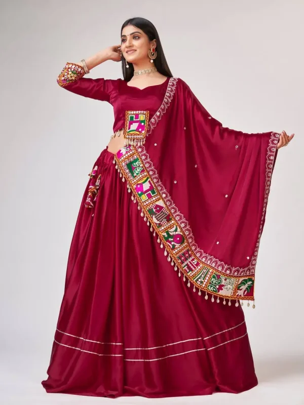 Marron color lehenga choli for Navratri