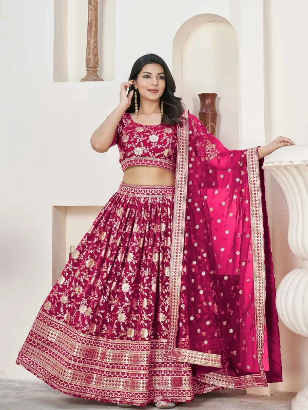 Rani pink lehenga choli