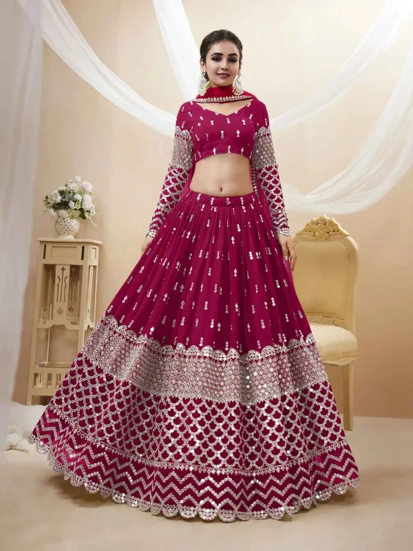 Hot pink lehenga choli