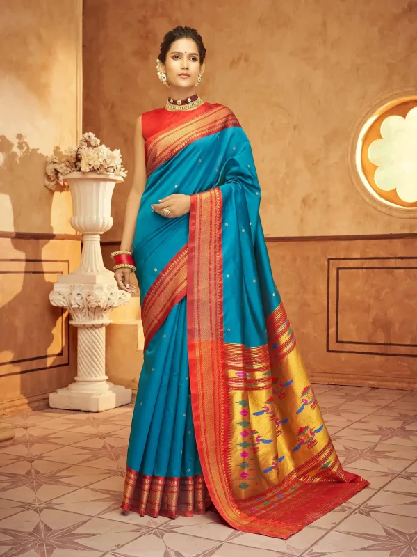 Firoz color silk saree