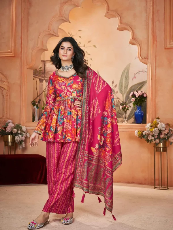 Pink Designer salwar suit for women